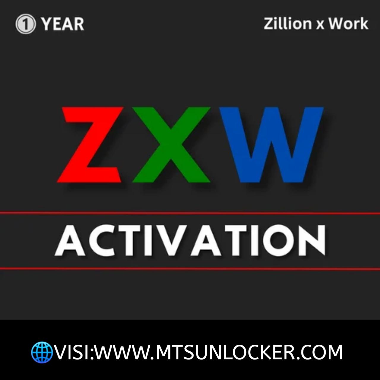 ZXW Online Account Activation (1 Year)