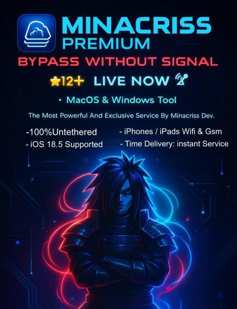 Minacriss V5.0 (No Signal | Instant Bypass) - iPhone 14 Pro Max