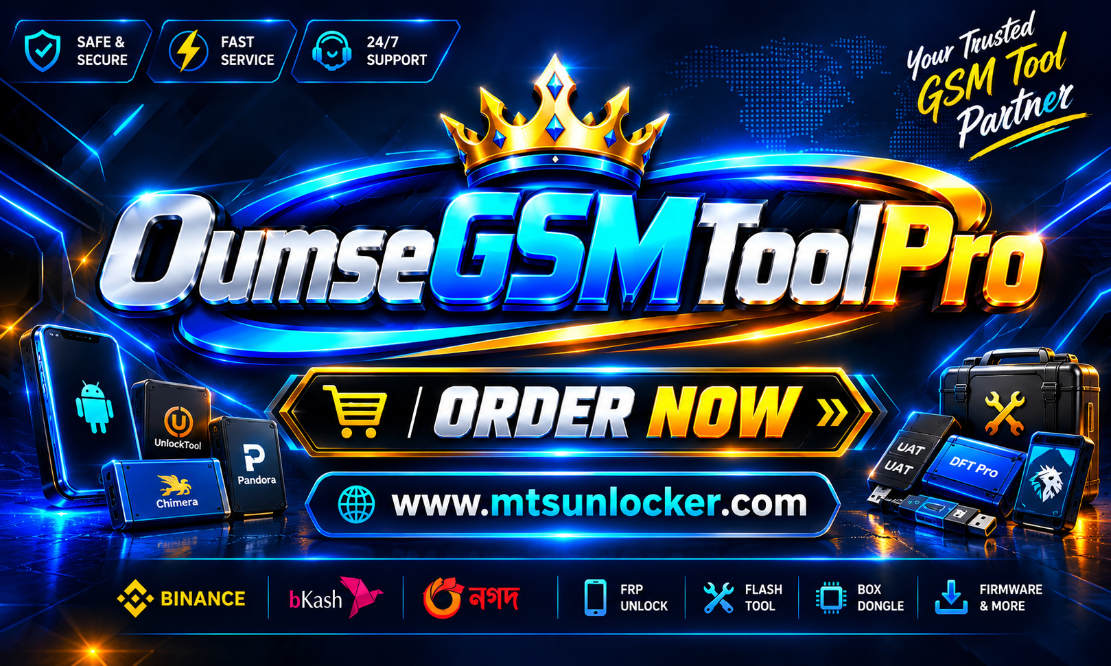 OumseGSMToolPro — Credits Refill Existing User